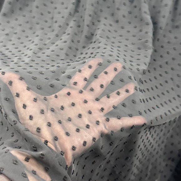 Style & Co Top Womens Plus 4X Black Sheer Velvet Boho Flowy Tunic Whimsigoth NEW - Picture 7 of 11